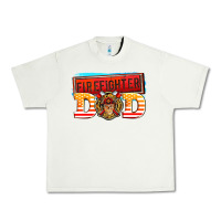 Pistachio firefighter dad Urban Heavy Tee - AdoDesignShop