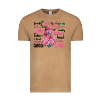 Vintage Camel breast cancer ribbons with cancer words Vintage Tee - AdoDesignShop