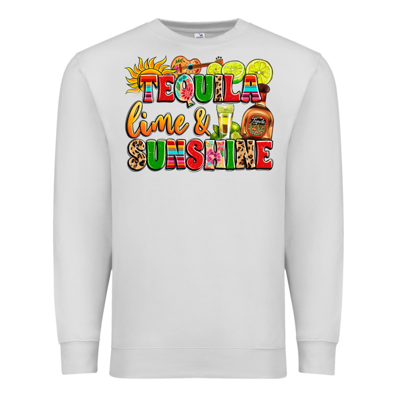 Tequila Lime And Sunshine Premium Sweatshirt by LillyAllenDesigns | Teevron