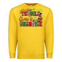 Lemon tequila lime and sunshine Premium Sweatshirt - LillyAllenDesigns