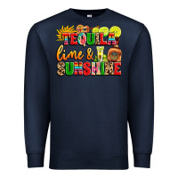 Navy tequila lime and sunshine Premium Sweatshirt - LillyAllenDesigns