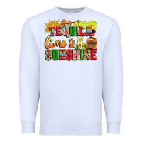 White tequila lime and sunshine Premium Sweatshirt - LillyAllenDesigns