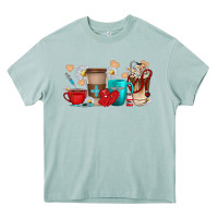 Arona Nurse coffee cups Heavy Core Tee - texasbilliewilder