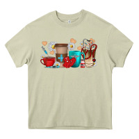 Mossy Nurse coffee cups Heavy Core Tee - texasbilliewilder