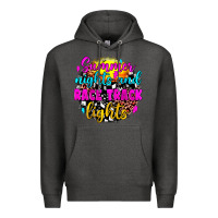 Charcoal Heather summer nights and race track lights Premium Hoodie - JahusDesignShop