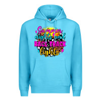 Ocean Blue summer nights and race track lights Premium Hoodie - JahusDesignShop