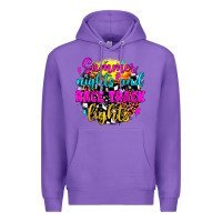 Purple summer nights and race track lights Premium Hoodie - JahusDesignShop