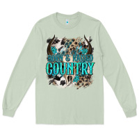Matcha born  raised country Long Sleeve Tee - NancyCooperArtShop