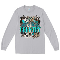 Moon Dust born  raised country Long Sleeve Tee - NancyCooperArtShop