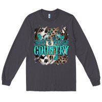 Smoke born  raised country Long Sleeve Tee - NancyCooperArtShop