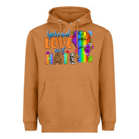 Meerkat Spread Love Not Hate Heavyweight Hoodie - BundleAndBundleShop