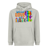Moon Dust Spread Love Not Hate Heavyweight Hoodie - BundleAndBundleShop