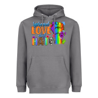 Storm Spread Love Not Hate Heavyweight Hoodie - BundleAndBundleShop