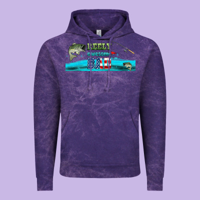 Reely Awesome Dad  Libbey Glass Vintage Hoodie Designed By Hra Design Shop