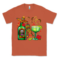 Copper mexican tequila margarita and maracas Classic Tee - AdoDesignShop