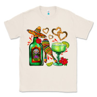 Natural mexican tequila margarita and maracas Classic Tee - AdoDesignShop