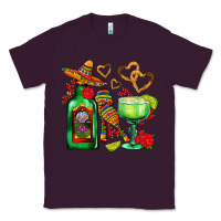Plum mexican tequila margarita and maracas Classic Tee - AdoDesignShop