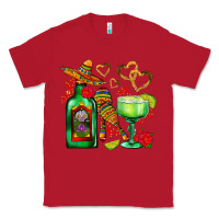 Red mexican tequila margarita and maracas Classic Tee - AdoDesignShop