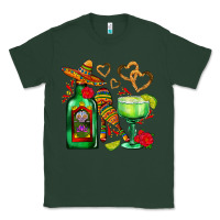Sports Green mexican tequila margarita and maracas Classic Tee - AdoDesignShop