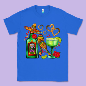 Mexican Tequila Margarita And Maracas Classic Tee Designed By Adodesignshop