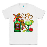 White mexican tequila margarita and maracas Classic Tee - AdoDesignShop