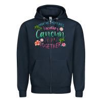 Navy making memories vacation cancun 2024 together Zipper Hoodie - MaliasSmallBusiness