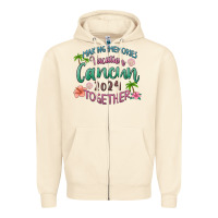 Sandshell making memories vacation cancun 2024 together Zipper Hoodie - MaliasSmallBusiness