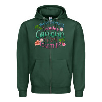 Sports Green making memories vacation cancun 2024 together Zipper Hoodie - MaliasSmallBusiness