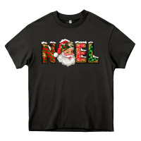 Asphalt Western Noel Santa Claus Heavy Core Tee - RanaPortraitStore