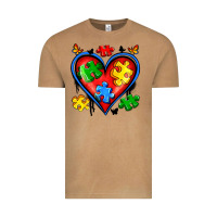 Vintage Camel autism heart Vintage Tee - Artiststas