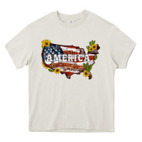 Cream usa map Heavy Core Tee - Artiststas