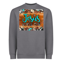 Storm jesus loves you Heavyweight Sweatshirt - JahusDesignShop