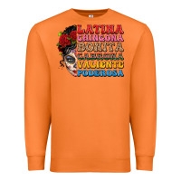 Carrot mexican sugar skull latina chingona bonita Premium Sweatshirt - LillyAllenDesigns