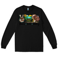 Black peace love turkey Long Sleeve Tee - LillyAllenDesigns