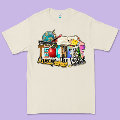 Teachers Change The World Premium Tee Designed By Zillion Design Studio