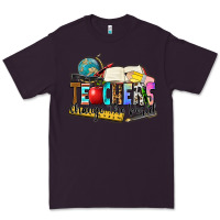 Plum teachers change the world Premium Tee - Zillion Design Studio