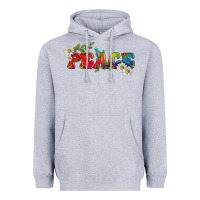 Heather Grey Lgbtq Peace With Daisy Heavyweight Hoodie - BundleAndBundleShop