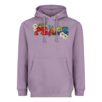 Lavender Lgbtq Peace With Daisy Heavyweight Hoodie - BundleAndBundleShop