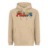 Mushroom Lgbtq Peace With Daisy Heavyweight Hoodie - BundleAndBundleShop
