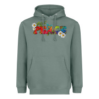 Sage Lgbtq Peace With Daisy Heavyweight Hoodie - BundleAndBundleShop