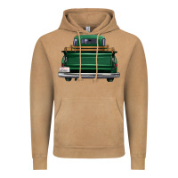 Vintage Camel western green truck back view Vintage Hoodie - FaDigitalArtStudio