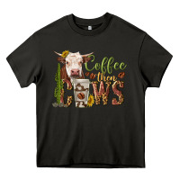 Asphalt coffee then cows Heavy Core Tee - texasbilliewilder