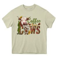 Mossy coffee then cows Heavy Core Tee - texasbilliewilder
