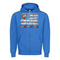True Royal fishing lure flag keepin' it reel Zipper Hoodie - MaliasSmallBusiness