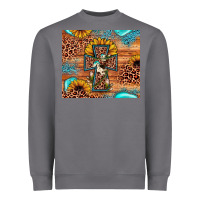 Storm leopard cross sunflower Heavyweight Sweatshirt - JahusDesignShop