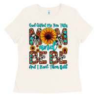 Bone god gifted me two titles mom and bebe  and i rock Ladies Tee - JahusDesignShop