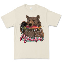 Bone Mother's Day Mama Bear Hunting Fish Premium Tee - RanaPortraitStore