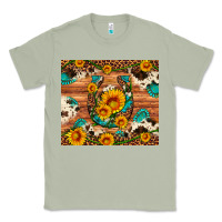 Matcha sunflower gemstone leopard cowhide horseshoe Classic Tee - Artiststas