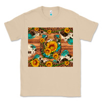 Mushroom sunflower gemstone leopard cowhide horseshoe Classic Tee - Artiststas