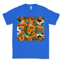 True Royal sunflower gemstone leopard cowhide horseshoe Classic Tee - Artiststas